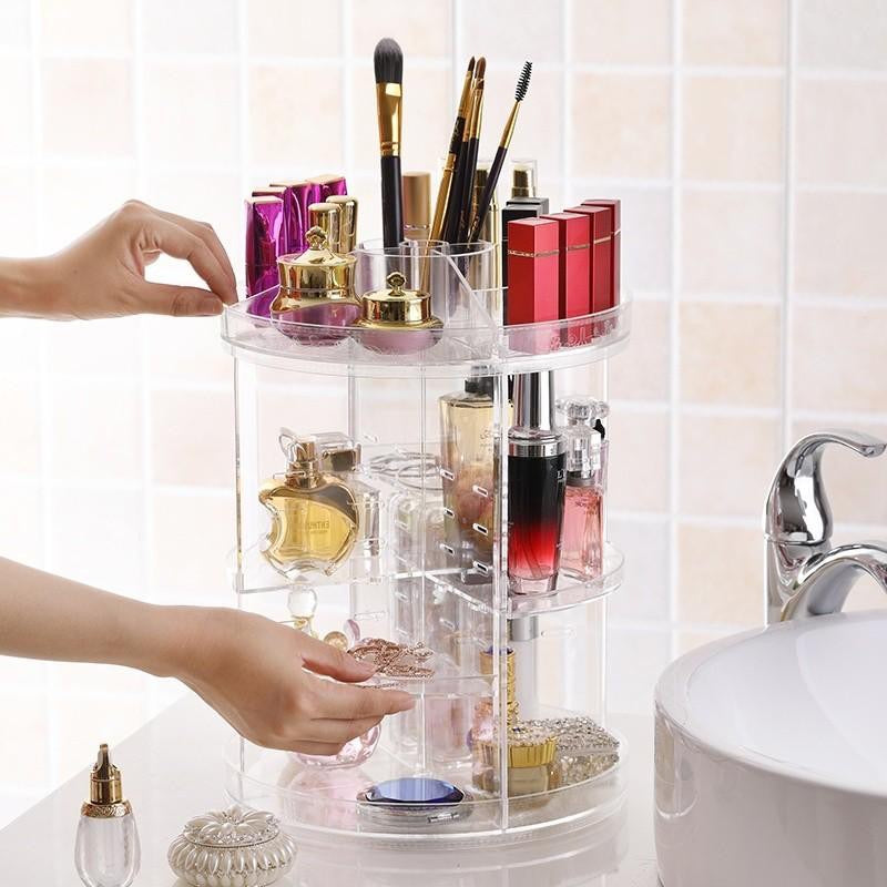 Authentic 360 Rotating Makeup Organizer