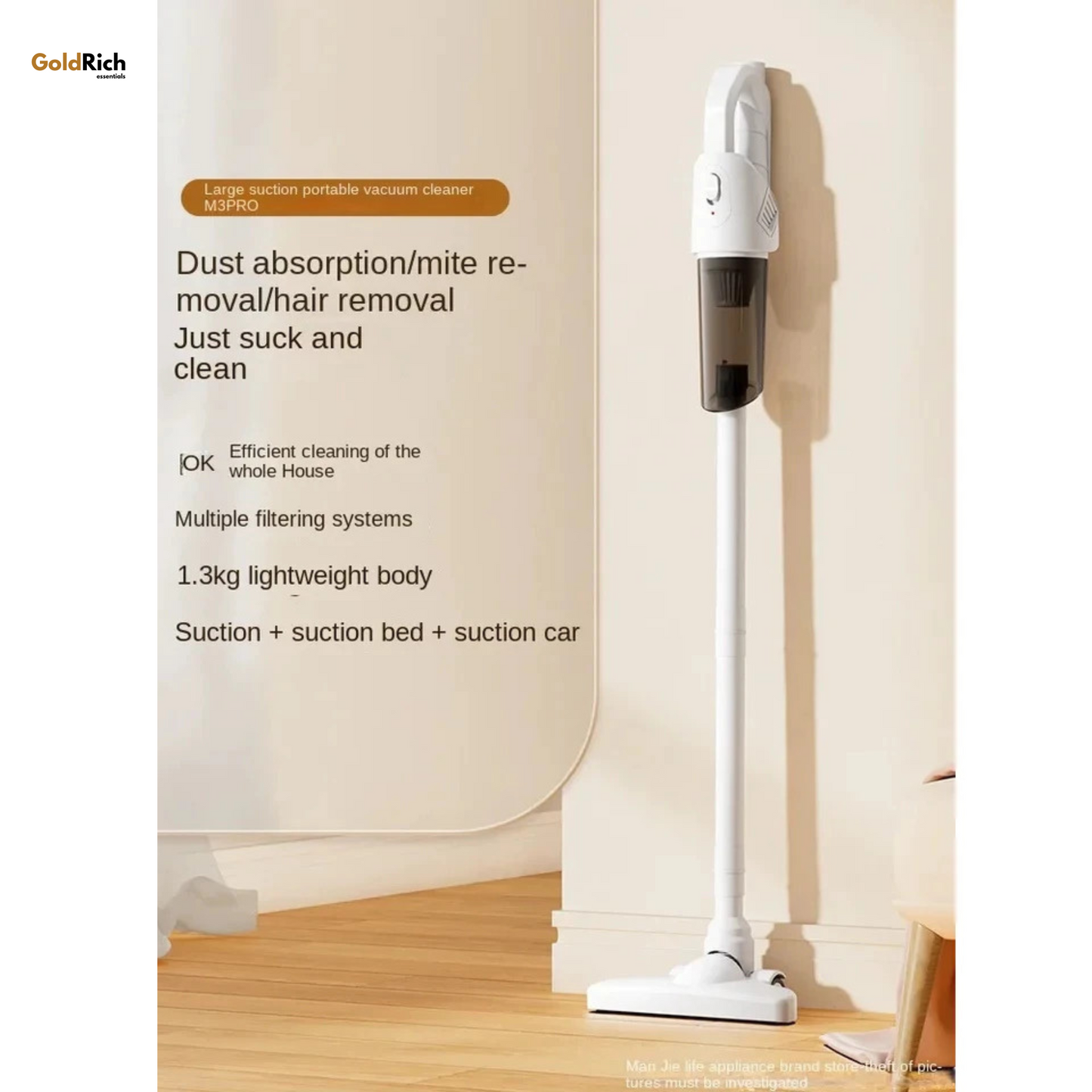 Authentic Wireless High-Power Vacuum Cleaner