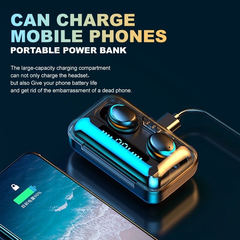 Authentic Wireless Earbuds with Powerbank