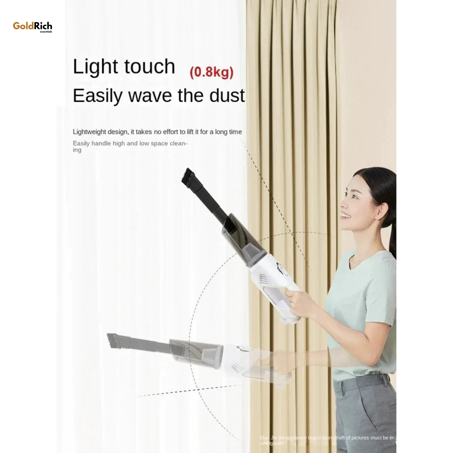 Authentic Wireless High-Power Vacuum Cleaner