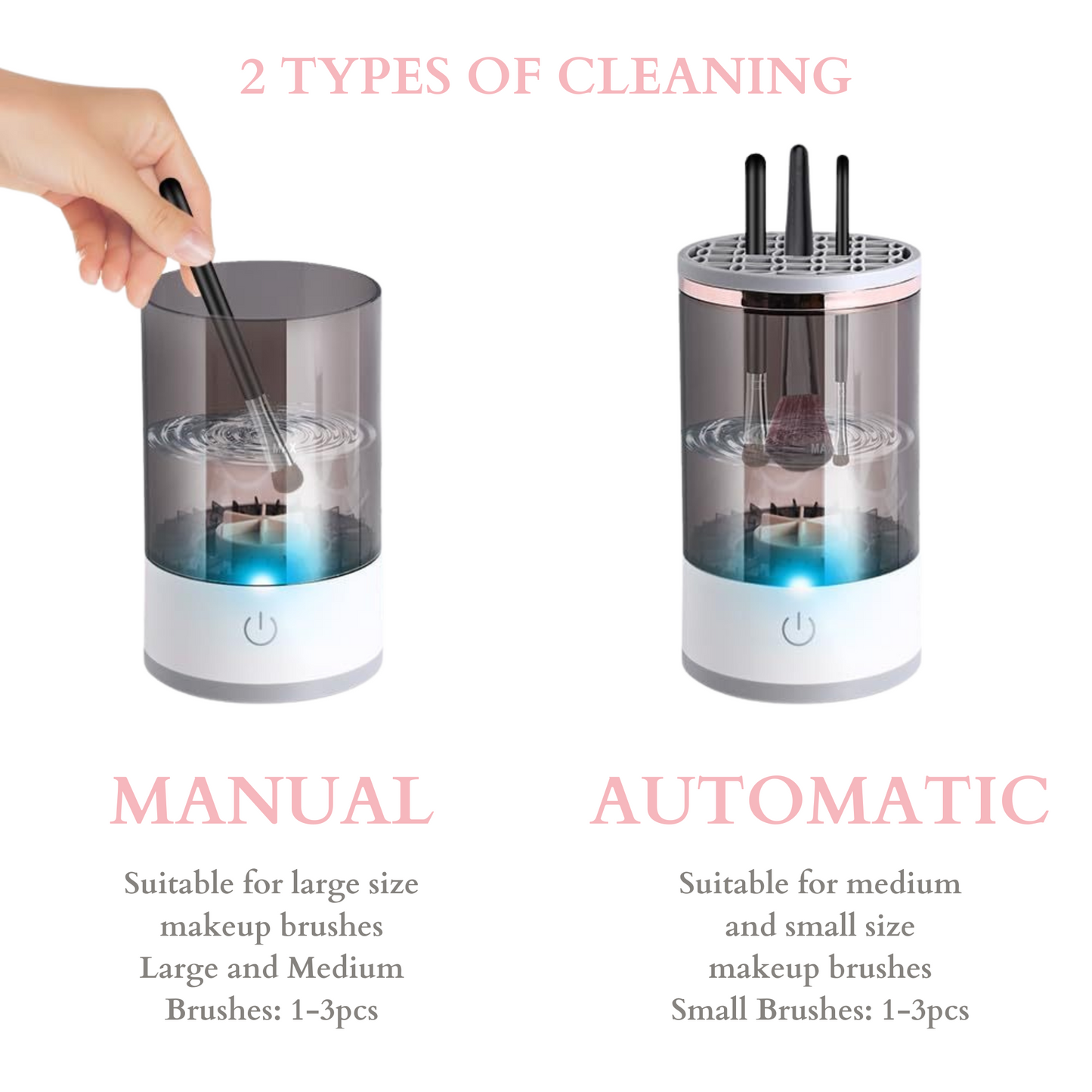 Authentic Automatic Makeup Brush Cleaner