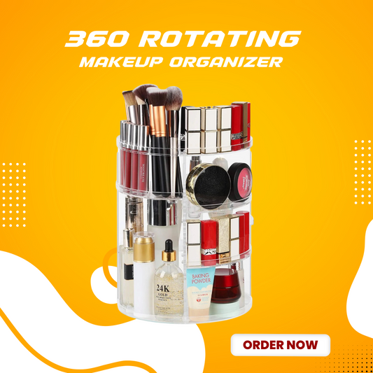 Authentic 360 Rotating Makeup Organizer